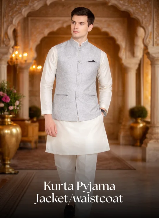 Kurta Pyjama Jacket/waistcoat